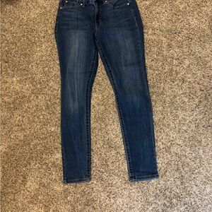 Seven7 Dark Blue Women's Skinny Jeans